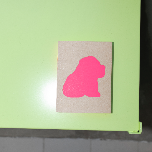Neon Dog Notebook
